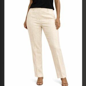 Avery Banana Republic Linen Cropped Pant